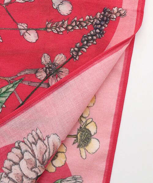 MOONBAT / ムーンバット マフラー・ショール・スヌード・ストール | ネックアイテム  コットンスカーフ Flora Hue 66×66cm インド製 | 詳細2