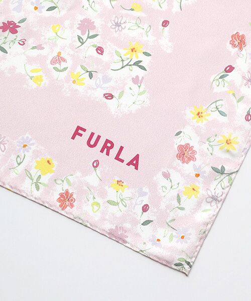 MOONBAT / ムーンバット マフラー・ショール・スヌード・ストール | ネックアイテム  シルクツイルスカーフ フローラル 58×58cm | 詳細2