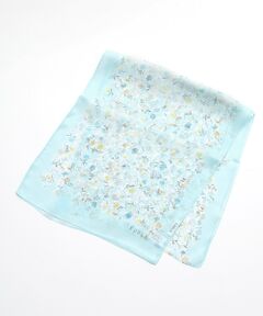 MOONBAT / ムーンバット マフラー・ショール・スヌード・ストール | ネックアイテム  シルクシフォン フローラル ロングスカーフ 35×150cm