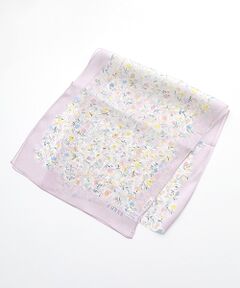 MOONBAT / ムーンバット マフラー・ショール・スヌード・ストール | ネックアイテム  シルクシフォン フローラル ロングスカーフ 35×150cm