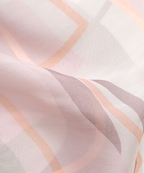 MOONBAT / ムーンバット マフラー・ショール・スヌード・ストール | ネックアイテム  シルクシフォン ビッグロゴ ロングスカーフ 35×150cm | 詳細3