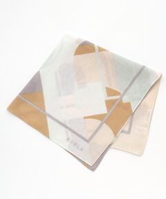 MOONBAT / ムーンバット マフラー・ショール・スヌード・ストール | ネックアイテム  コットン100％ プチスカーフ 幾何学柄 50cm×50cm プレゼント ギフト