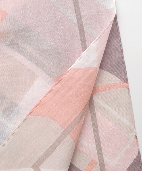 MOONBAT / ムーンバット マフラー・ショール・スヌード・ストール | ネックアイテム  コットン100％ プチスカーフ 幾何学柄 50cm×50cm プレゼント ギフト | 詳細2