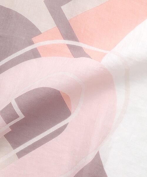 MOONBAT / ムーンバット マフラー・ショール・スヌード・ストール | ネックアイテム  コットン100％ プチスカーフ 幾何学柄 50cm×50cm プレゼント ギフト | 詳細3