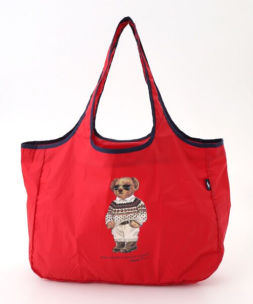 MOONBAT / ムーンバット エコバッグ | レイングッズ ポケッタブルレインバッグ SEASON BARE ポロベア | 詳細5