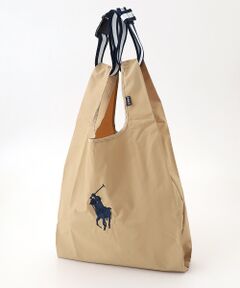 レイングッズ  ベルト付きレインバッグ ポロポニー刺繍