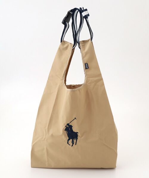 MOONBAT / ムーンバット エコバッグ | レイングッズ  ベルト付きレインバッグ ポロポニー刺繍 | 詳細1