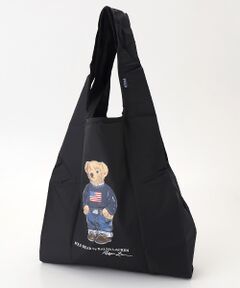 レイングッズ  ポケッタブルレインバッグ FLAG BEAR