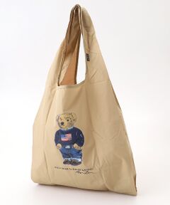 MOONBAT / ムーンバット エコバッグ | レイングッズ  ポケッタブルレインバッグ FLAG BEAR