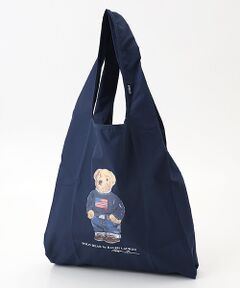 MOONBAT / ムーンバット エコバッグ | レイングッズ  ポケッタブルレインバッグ FLAG BEAR