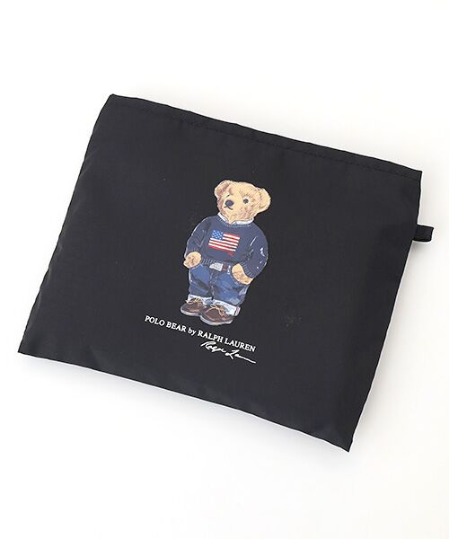 MOONBAT / ムーンバット エコバッグ | レイングッズ  ポケッタブルレインバッグ FLAG BEAR | 詳細2