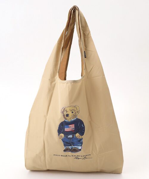 MOONBAT / ムーンバット エコバッグ | レイングッズ  ポケッタブルレインバッグ FLAG BEAR | 詳細3