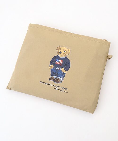 MOONBAT / ムーンバット エコバッグ | レイングッズ  ポケッタブルレインバッグ FLAG BEAR | 詳細10