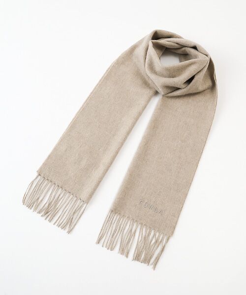 MOONBAT / ムーンバット マフラー・ショール・スヌード・ストール | ネックアイテム  カシミヤ100% 無地マフラー 幅30cm | 詳細4