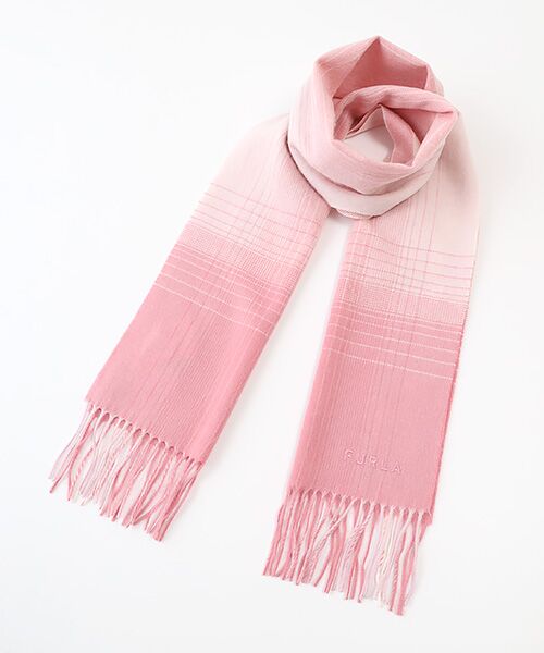 MOONBAT / ムーンバット マフラー・ショール・スヌード・ストール | ネックアイテム  ウール100% オンブレーマフラー 幅30cm | 詳細4