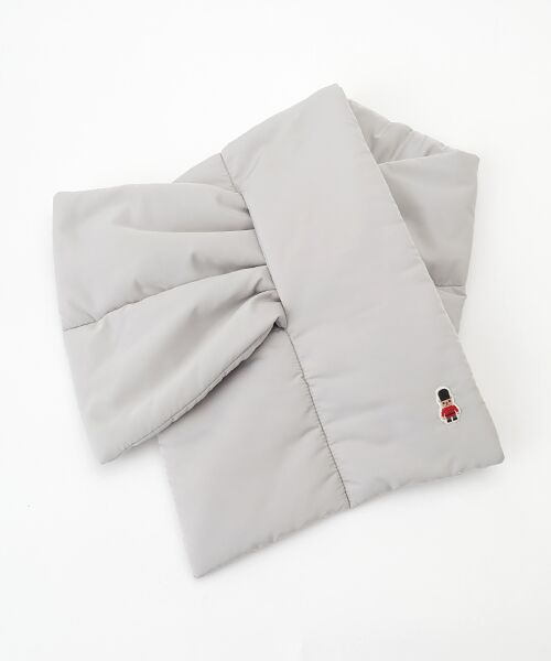 MOONBAT/ムーンバット ネックアイテム PADDED ベア付きマフラー 幅25cm ライトグレー FREE MOONBAT/ムーンバット ネックアイテム PADDED ベア付きマフラー 幅25cm ライトグレー FREE
