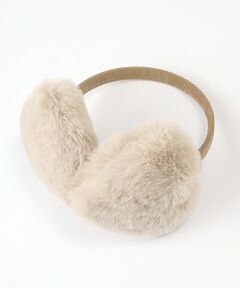 MOONBAT / ムーンバット ネックウォーマー・イヤーマフ | 帽子  ハート型フェイクファー イヤーマフラー