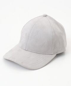 帽子  サイド刺繍 スウェードキャップ