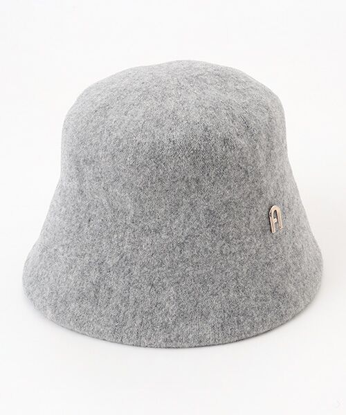 MOONBAT/ムーンバット 帽子 ロゴメタル付きバスククロッシェハット グレー FREE MOONBAT/ムーンバット 帽子 ロゴメタル付きバスククロッシェハット グレー FREE