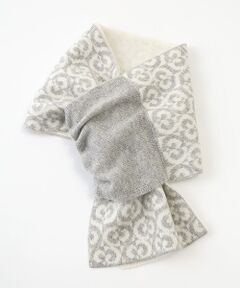 MOONBAT / ムーンバット マフラー・ショール・スヌード・ストール | カシミヤ100％ ジャガードプチマフラー リバーシブル