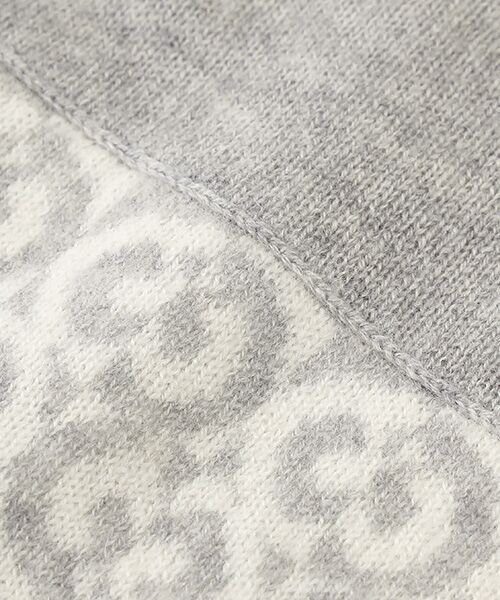 MOONBAT / ムーンバット マフラー・ショール・スヌード・ストール | カシミヤ100％ ジャガードプチマフラー リバーシブル | 詳細4