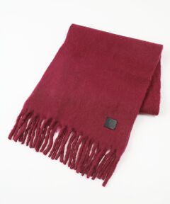 MOONBAT / ムーンバット マフラー・ショール・スヌード・ストール | 【WEB限定】ウール混シャギー無地マフラー/幅40cm