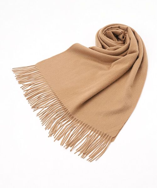MOONBAT / ムーンバット マフラー・ショール・スヌード・ストール | カシミヤ100％ 無地ストール　190cm×50cm | 詳細3