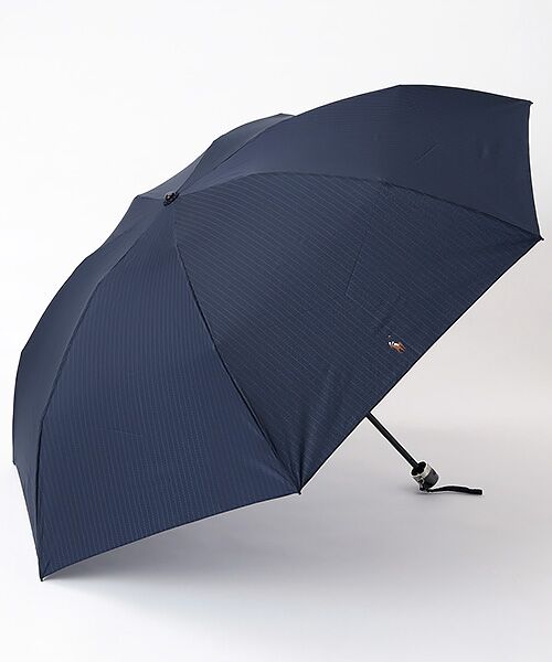MOONBAT / ムーンバット 傘 | 雨傘 折りたたみ傘 ポロ ラルフ ローレン（POLO RALPH LAUREN）紳士 ストライプ（ディープブルー）