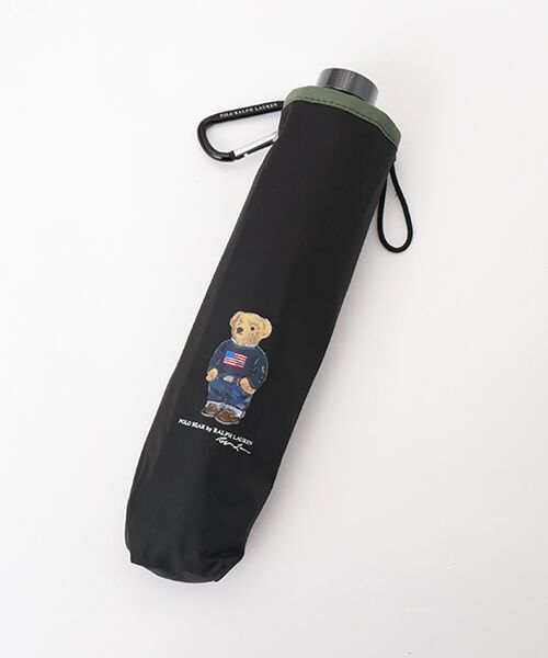 MOONBAT / ムーンバット 傘 | 雨傘 折りたたみ傘 ポロ ラルフ ローレン（POLO RALPH LAUREN）紳士 ベア ロゴプリント | 詳細3