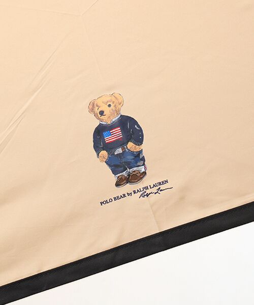 MOONBAT / ムーンバット 傘 | 雨傘 折りたたみ傘 ポロ ラルフ ローレン（POLO RALPH LAUREN）紳士 ベア ロゴプリント | 詳細4
