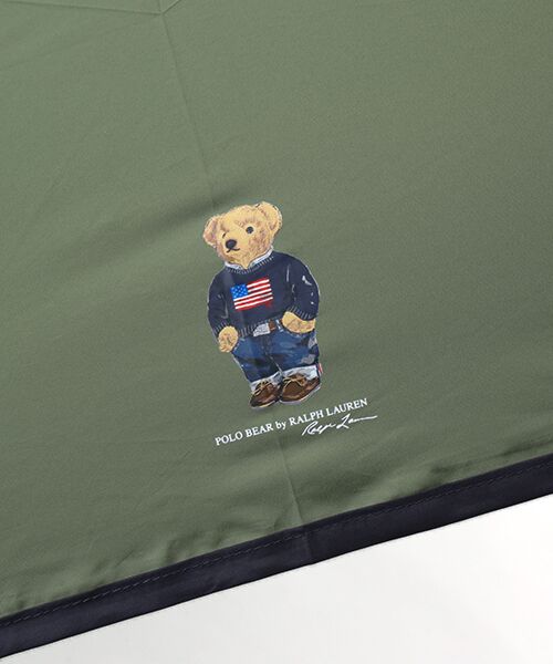 MOONBAT / ムーンバット 傘 | 雨傘 折りたたみ傘 ポロ ラルフ ローレン（POLO RALPH LAUREN）紳士 ベア ロゴプリント | 詳細7