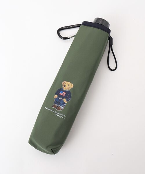MOONBAT / ムーンバット 傘 | 雨傘 折りたたみ傘 ポロ ラルフ ローレン（POLO RALPH LAUREN）紳士 ベア ロゴプリント | 詳細9