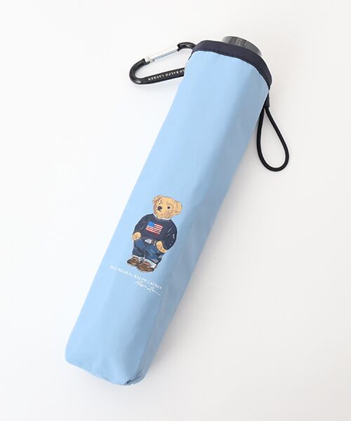 MOONBAT / ムーンバット 傘 | 雨傘 折りたたみ傘 ポロ ラルフ ローレン（POLO RALPH LAUREN）紳士 ベア ロゴプリント | 詳細12
