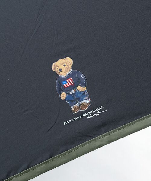 MOONBAT / ムーンバット 傘 | 雨傘 折りたたみ傘 ポロ ラルフ ローレン（POLO RALPH LAUREN）紳士 ベア ロゴプリント | 詳細15