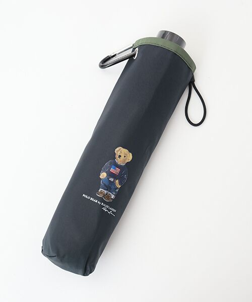 MOONBAT / ムーンバット 傘 | 雨傘 折りたたみ傘 ポロ ラルフ ローレン（POLO RALPH LAUREN）紳士 ベア ロゴプリント | 詳細18