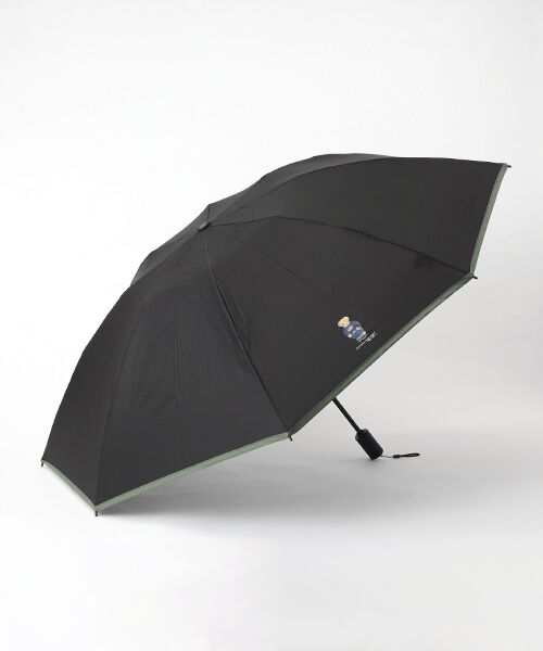 MOONBAT / ムーンバット 傘 | 雨傘 折りたたみ傘 ポロ ラルフ ローレン（POLO RALPH LAUREN）紳士 ベア ロゴプリント 自動開閉 | 詳細1