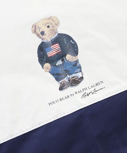 MOONBAT / ムーンバット 傘 | 【WEB限定/遮光率100%/遮熱/UV】POLO RALPH LAUREN（ポロ ラルフローレン）晴雨兼用日傘 ポロベア バイカラー 折りたたみ傘 楽折 | 詳細1