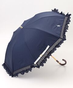 MOONBAT / ムーンバット 傘 | 【遮光/晴雨兼用日傘】POLO RALPH LAUREN(ポロ ラルフローレン) エンブフリル 長傘 遮熱 UV