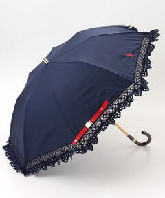 MOONBAT / ムーンバット 傘 | 【遮光/晴雨兼用日傘】POLO RALPH LAUREN(ポロ ラルフローレン) エンブフリル 折りたたみ傘 楽折 遮熱 UV