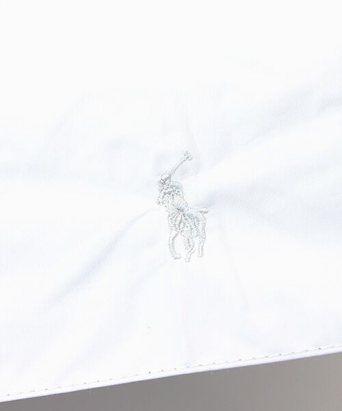 MOONBAT / ムーンバット 傘 | 【WEB限定/ 遮光率100％/遮熱/UV】POLO RALPH LAUREN（ポロ ラルフローレン）晴雨兼用日傘 ワンポイント ポロポニー シャンブレー 無地 折りたたみ傘  | 詳細1