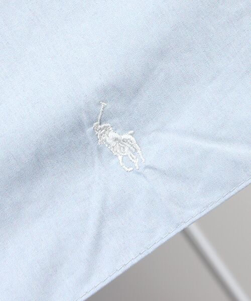 MOONBAT / ムーンバット 傘 | 【WEB限定/ 遮光率100％/遮熱/UV】POLO RALPH LAUREN（ポロ ラルフローレン）晴雨兼用日傘 ワンポイント ポロポニー シャンブレー 無地 折りたたみ傘  | 詳細5