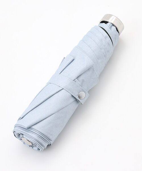 MOONBAT / ムーンバット 傘 | 【WEB限定/ 遮光率100％/遮熱/UV】POLO RALPH LAUREN（ポロ ラルフローレン）晴雨兼用日傘 ワンポイント ポロポニー シャンブレー 無地 折りたたみ傘  | 詳細7