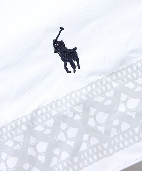 MOONBAT / ムーンバット 傘 | 【WEB限定/ 遮光率100％/遮熱/UV】POLO RALPH LAUREN（ポロ ラルフローレン）晴雨兼用日傘 ワンポイント ポロポニー レース 折りたたみ傘  | 詳細1