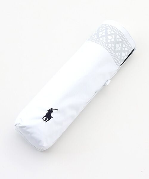 MOONBAT / ムーンバット 傘 | 【WEB限定/ 遮光率100％/遮熱/UV】POLO RALPH LAUREN（ポロ ラルフローレン）晴雨兼用日傘 ワンポイント ポロポニー レース 折りたたみ傘  | 詳細2