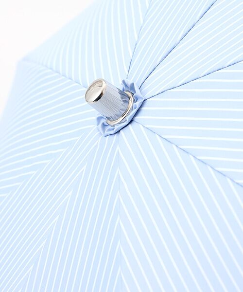 MOONBAT / ムーンバット 傘 | 【WEB限定/遮光率100%/遮熱/UV】POLO RALPH LAUREN（ポロ ラルフローレン）晴雨兼用日傘 ワンポイント ポロベア刺繍 フリル 折りたたみ傘 長折タイプ | 詳細5