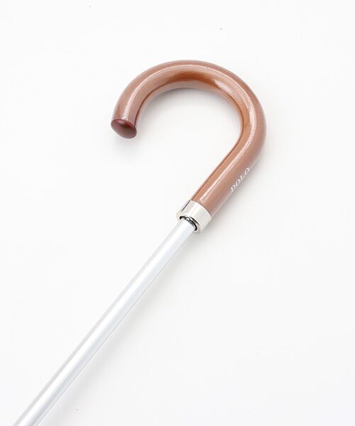 MOONBAT / ムーンバット 傘 | 【WEB限定/遮光率100%/遮熱/UV】POLO RALPH LAUREN（ポロ ラルフローレン）晴雨兼用日傘 ワンポイント ポロベア刺繍 フリル 折りたたみ傘 長折タイプ | 詳細8