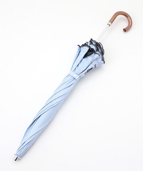 MOONBAT / ムーンバット 傘 | 【WEB限定/遮光率100%/遮熱/UV】POLO RALPH LAUREN（ポロ ラルフローレン）晴雨兼用日傘 ワンポイント ポロベア刺繍 フリル 折りたたみ傘 長折タイプ | 詳細10