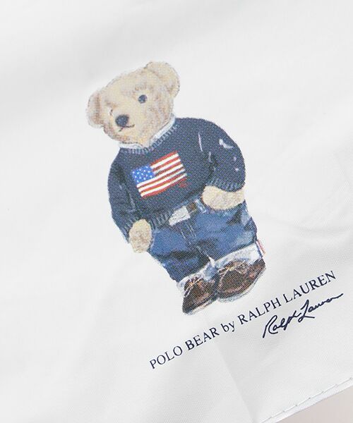 MOONBAT / ムーンバット 傘 | 【WEB限定/遮光率100%/遮熱/UV/耐風】POLO RALPH LAUREN（ポロ ラルフローレン）晴雨兼用日傘 ポロベア 無地 折りたたみ傘 | 詳細4