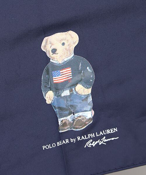 MOONBAT / ムーンバット 傘 | 【WEB限定/遮光率100%/遮熱/UV/耐風】POLO RALPH LAUREN（ポロ ラルフローレン）晴雨兼用日傘 ポロベア 無地 折りたたみ傘 | 詳細15