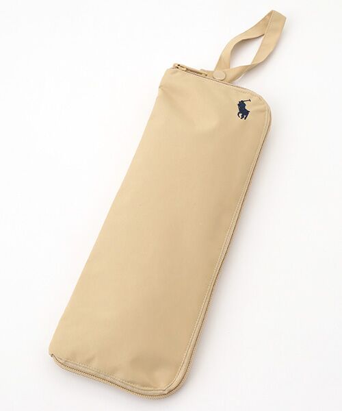 MOONBAT / ムーンバット 傘 |  ポロポニー ポケッタブル 傘袋 吸水生地 無地 折りたたみ傘用（ベージュ）